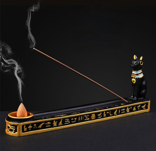 Egyptian Mau Incense Burner